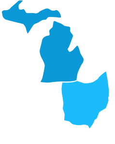 Ohio and Michigan