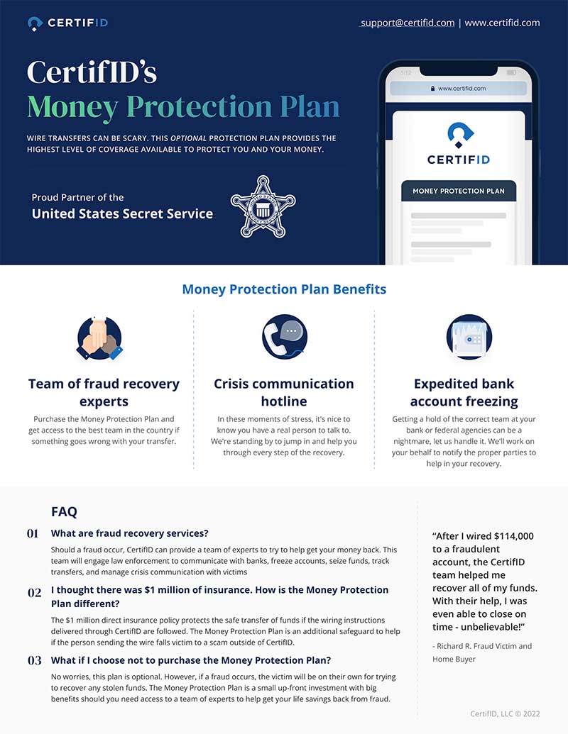 Money Protection Plan